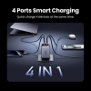 Зарядний пристрій Ugreen Nexode X559 65W GaN Fast Charger з 4 портами (QC4.0+PD3.0)